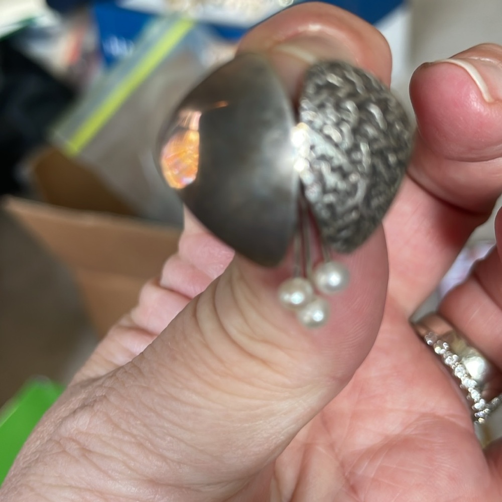 Artisan Designed Silver Earrings - image 3